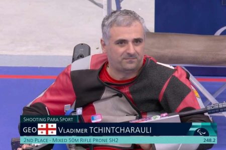 საქართველომ პარალიმპიადაზე მეოთხე მედალი მოიპოვა – პარამსროლელი ლადო ჭინჭარაული ვერცხლის მედლის მფლობელია